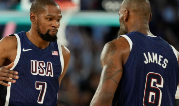 steph-curry,-lebron-james,-and-kevin-durant-lead-usa-to-olympic-gold-in-paris:-a-historic-victory.
