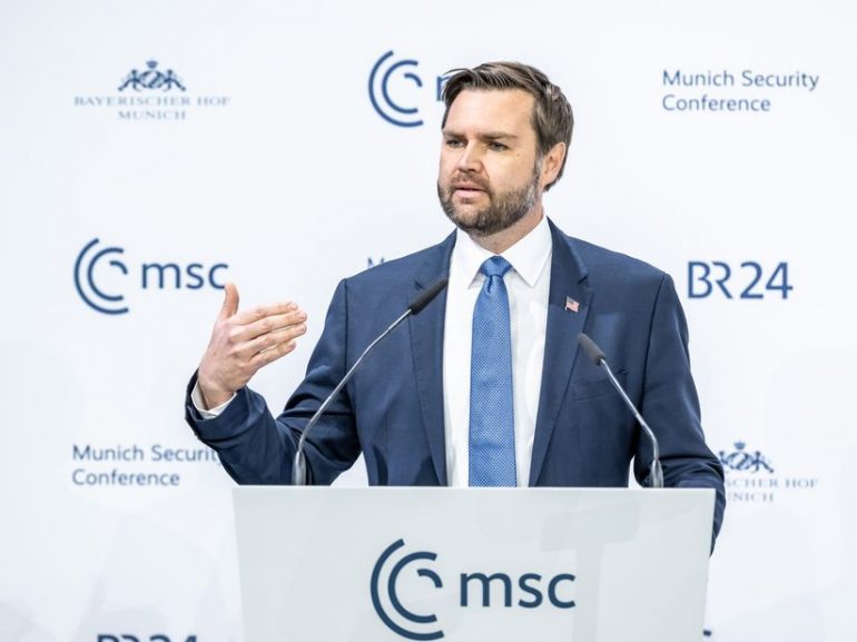 jd-vance’s-munich-speech-signals-shift-in-us-europe-relations,-emphasizes-nationalism-and-realism.