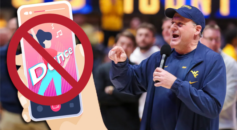 rich-rodriguez-bans-tiktok-dancing-to-build-“hard-edge”-at-west-virginia:-outdated-or-effective?